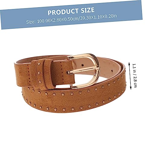 Rivet Waist Belt for Women Stylish Dress Belt for Casual Wear for Daily Outfits Dating and Parties Features Lightweight Design and Fit4