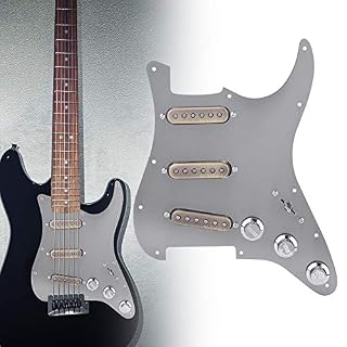 Dilwe Pickguard chargé de Guitare, pickguard avec micros précâblés à Aimant SSS pour Guitare électrique - Les Beatles, Paul McCartney, John Lennon, RIngo Starr, George Harrison Dilwe Pickguard chargé de Guitare, pickguard avec micros précâblés à Aimant SSS pour Guitare électrique – Image 6