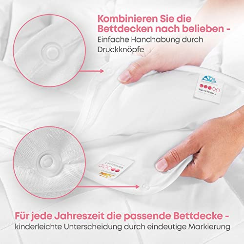 Piumone Soft Touch quattro stagioni in microfibra