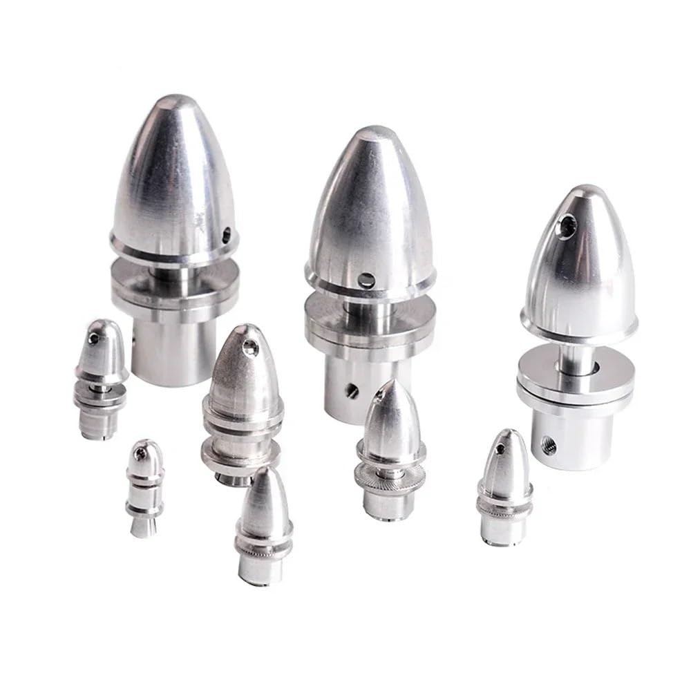 Adaptador hélice bala aluminio M5-M8 motor avión RC