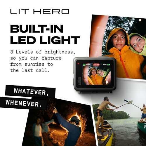 GoPro LIT Hero Bundle The Handler Floating Hand Grip - Lightweight, 4K, Waterproof Action Camera with Touchscreen — Edit Quik App - image 3