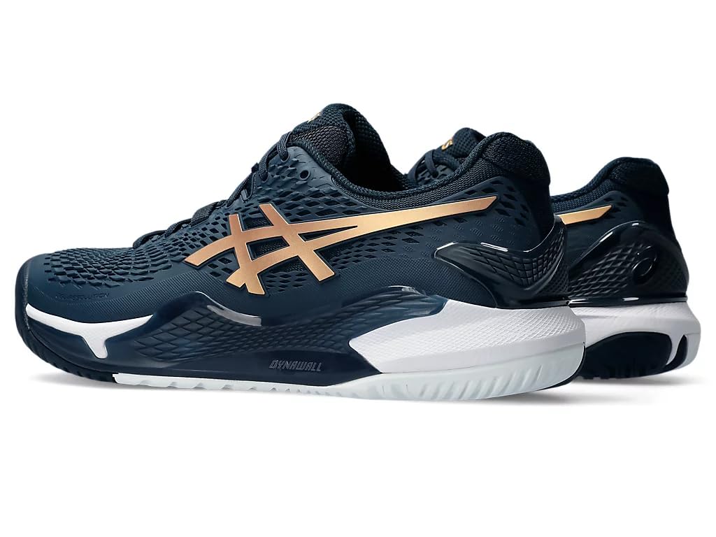 ASICS Resolution 9 Uomo Homme Chaussures de Tennis Blanc Bleu