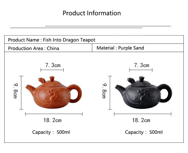 Chiński zestaw herbaty kung fu z czajnikiem i filiżankami herbaty ceramiczny zestaw herbaty porcelanowy herbata herbata Vermillion i fioletowe piasek zestaw herbaty na herbatę, prezent