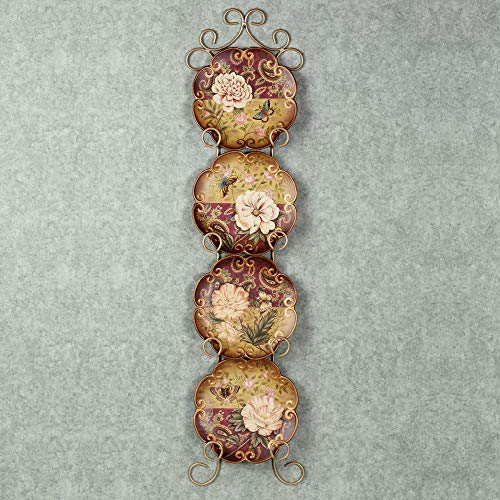 Natures Beauty Decorative Plate Set Multi Jewel Set Of Four #TOP16