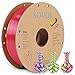 Sovol PLA Filament Silk Tri Color Co-Extrusion 1.75mm, 3D Printer Filament 1kg/ 2.2lbs, Shiny Silk Rose Blue Yellow 3 in 1 Coextrusion PLA Material +/-0.03mm
