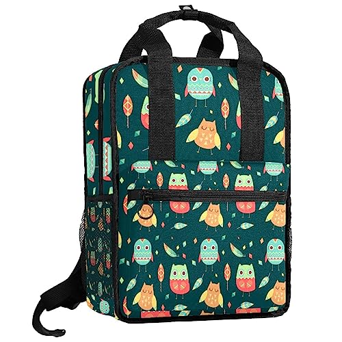 Sac à dos garçons pour l'école et les sorties au parc motif hibou