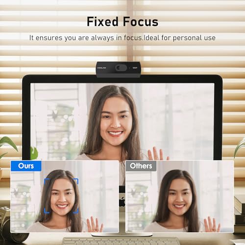 Image of 1080P Webcam with Built-in Microphone, W2N Web Cam, Privacy Cover, 75 FOV, Noise Cancellation, Plug & Play Web Camera for Computer, USB Webcam for Pc, Laptop, Desktop, Mac