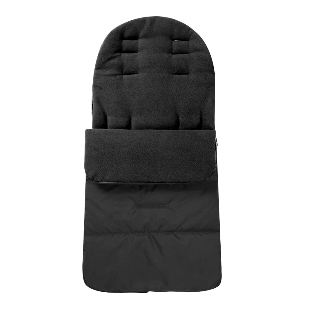Coprigambe Passeggino Universale, Sacco Passeggino Universale, Sacco Passeggino Invernale Staccabile con Cerniere Laterali, Fodera in Caldo Pile Polare, Impermeabile e Antivento