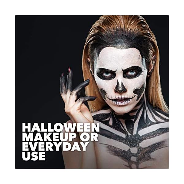 MANIC PANIC Dreamtone Flawless White Liquid Foundation - Full Coverage White Foundation And Color Corrector with Demi Matte Finish - Cosplay, Halloween Makeup, & Everyday Use (0.96oz)