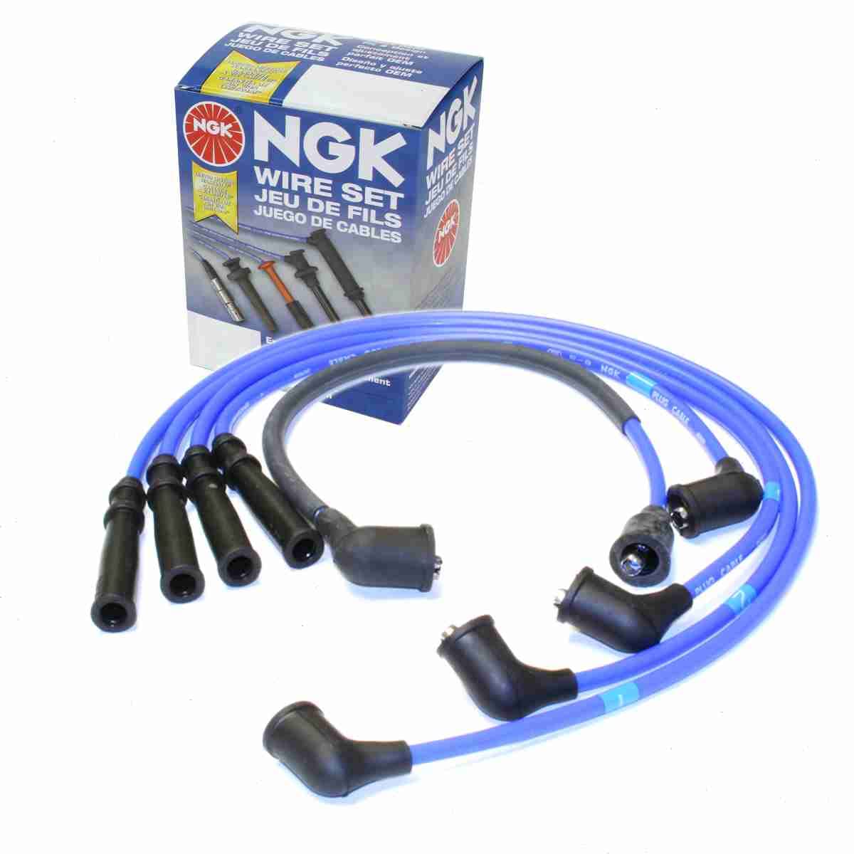 Sixity Auto NGK Spark Plug Wire Set Compatible with Mazda B2200 2.2L L4 1987-1993