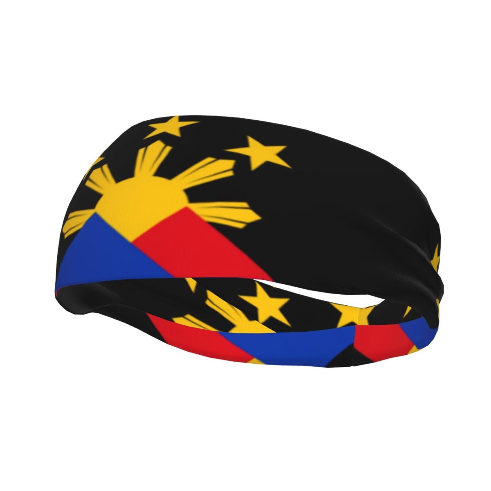 Cute Flag Headbands Women Men Flag Sweatband Sports Headband for Running, Cycling, Yoga Gym, Working Out
