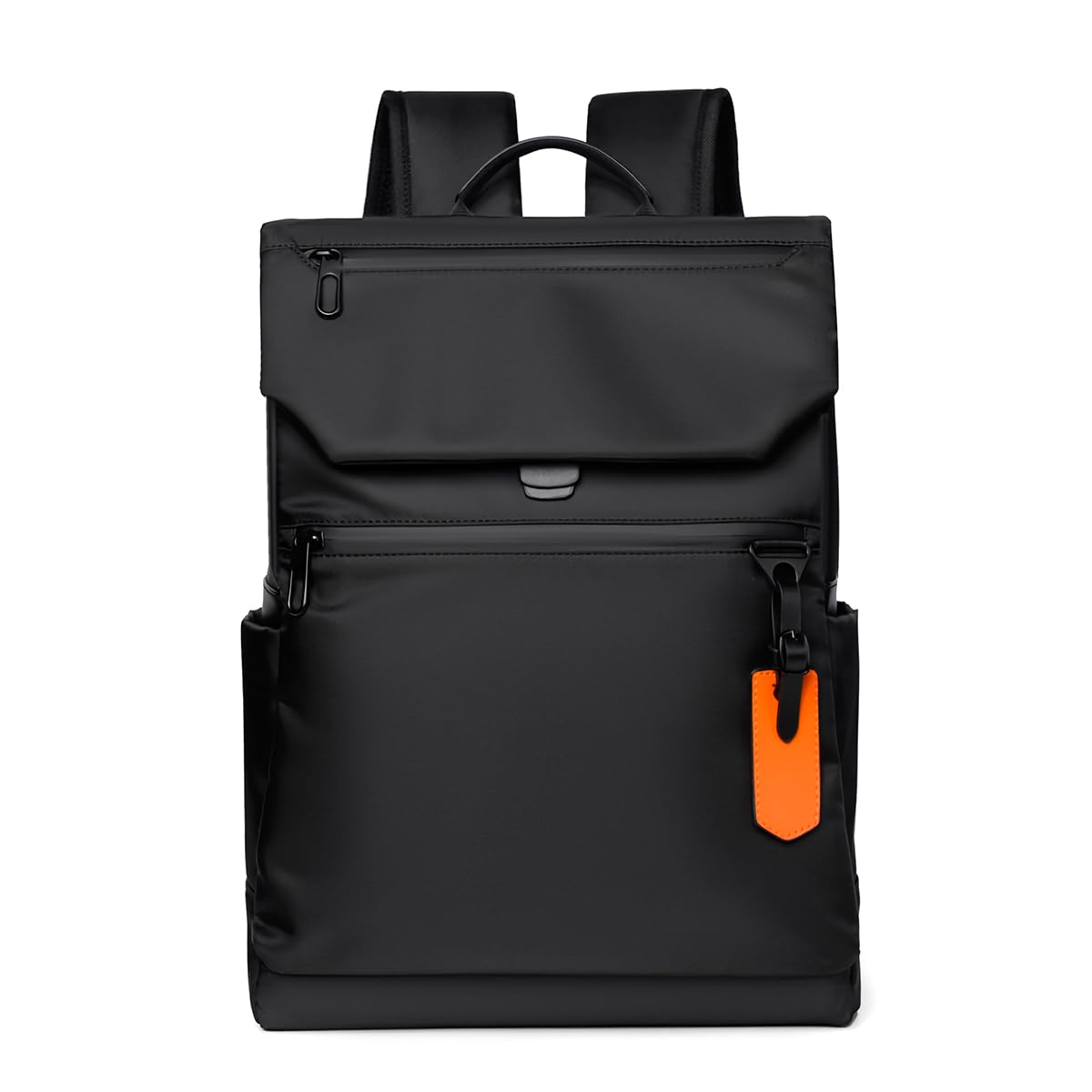 Sonarin Men's Black Backpack ,Waterproof Business Backpack 15.6 Inch Laptop Backpack Computer Bag Travel Rucksack Work Backpack Casual Daypack With Usb Charging Port(Black)