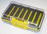 Für bis zu 284 Fliegen. LEEDA Fly Box Yellow Profil Pro Fliegenbox gelb, Einheitsgröße