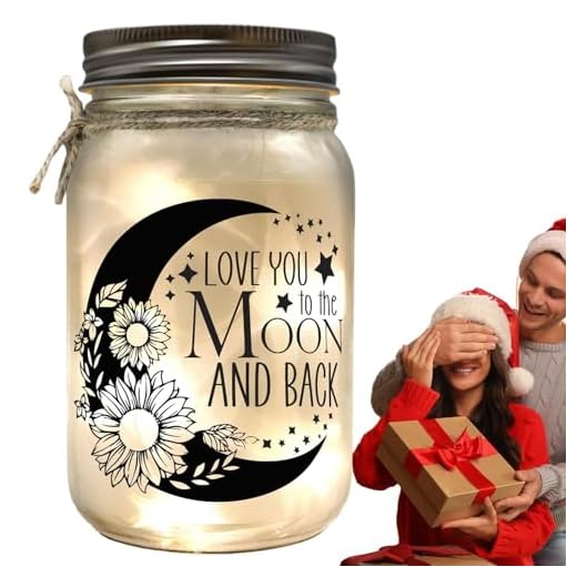 Luz de frasco de vidro,Luzes de frasco de vidro | Luzes para potes,Expresse sua amizade, dia das mães, namorados, presentes para mamãe, esposa, filha, presentes de aniversário para mulheres Passi