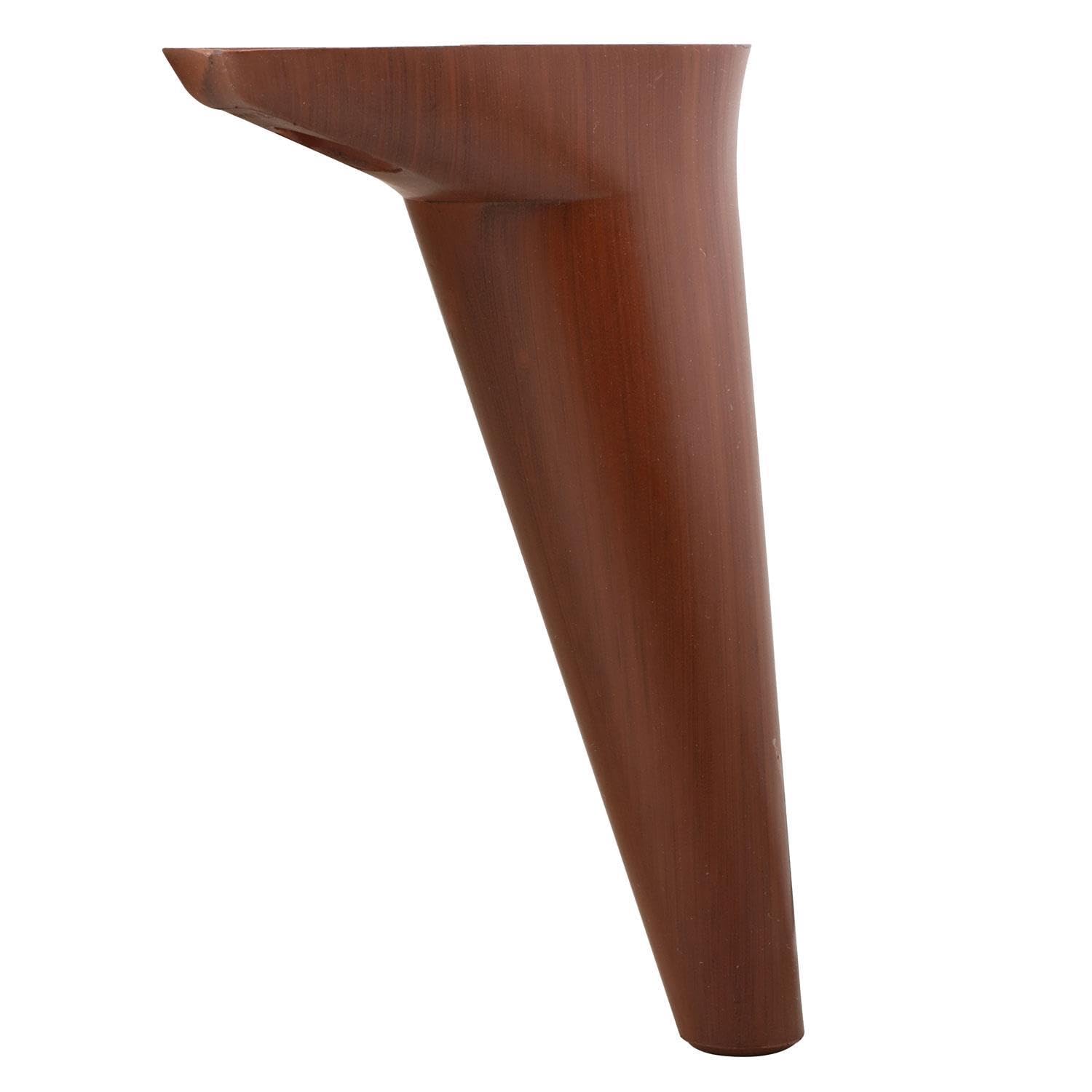 Badem10 Mobilya Kanepe Sehpa Puf Koltuk Ayağı Ahşap Desenli Baza Ayak 20 cm (4 ADET)
