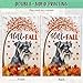 GABSHAIM Hello Fall Maple Leaves Tree Dog Garden Flag for Outside Bearded Collie Truck Harvest Autumn Thanksgiving Decor Flag Banner 12.5x18 Inch Double Side