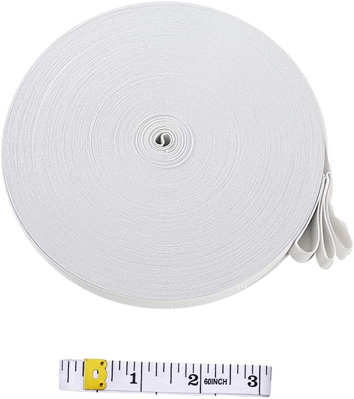 Sponsored Ad – 10M Knitted Elastic Band, 2CM Wide White Flat Knitted Elastic Band, Used for Sewing, Household DIY Crafts, Clothing, Belts, Bedspreads
