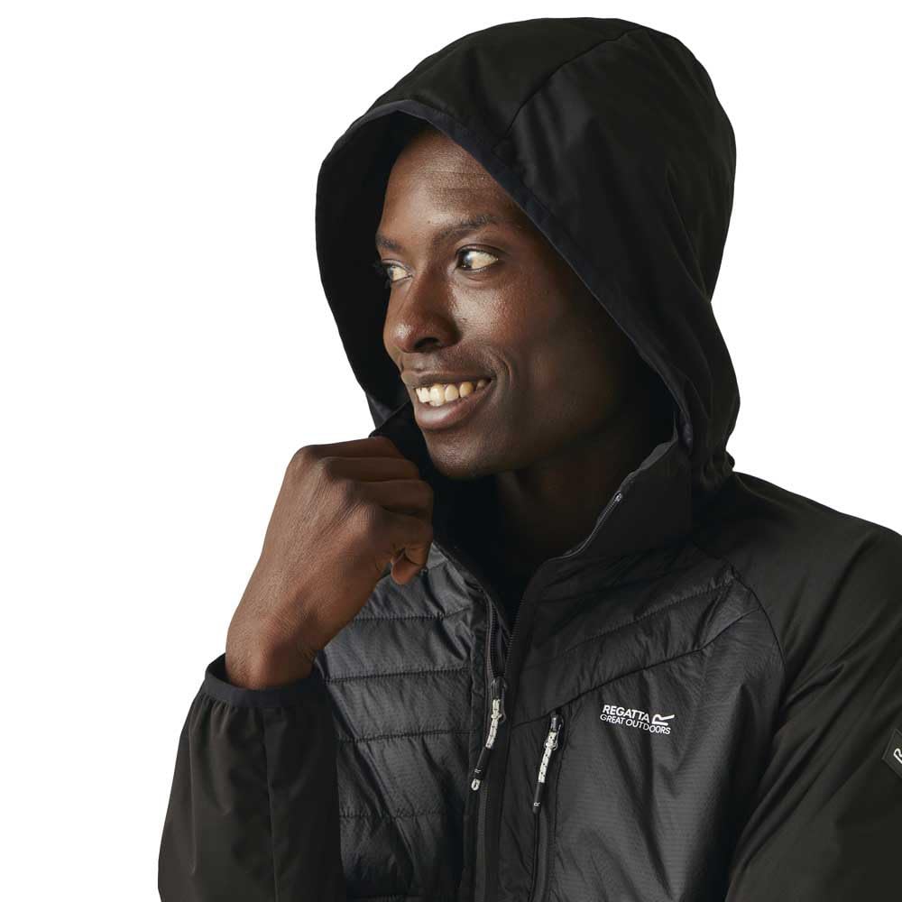 Regatta Regatta Męska lekka kurtka z kapturem Pro Hybrid na zamek błyskawiczny Mężczyźni Regatta Men's Andreson Pro Hybrid Jacket