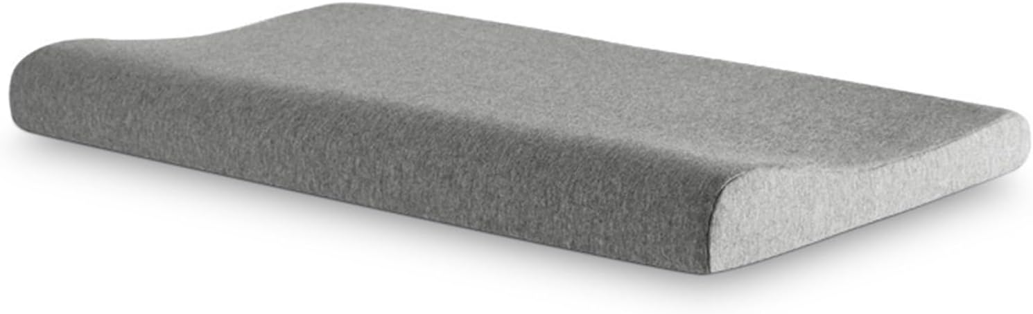 AMEEDA Natural Latex Pillow Latex Pillow Latex Foam Pillow with Machine Washable Organic Cotton Cover Medium Firm Natural Latex Firm Pillows(Light Grey)