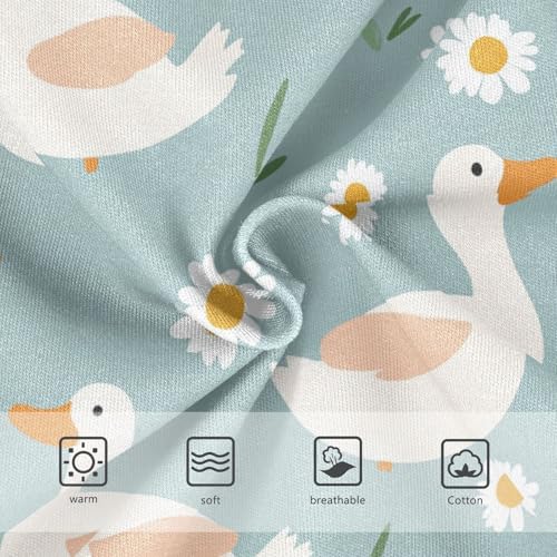 Wusikd Ducks Cloud Girls' Underwear Cotton Daisy Girls Briefs Soft Toddler Underwear 2T3