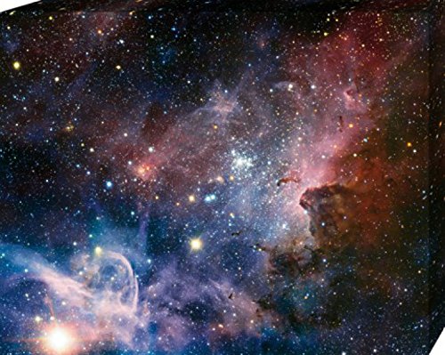 1art1 Der Weltraum Poster Sternengeburt Im Carinanebel Bilder Leinwand-Bild Auf Keilrahmen | XXL-Wandbild Poster Kunstdruck Als Leinwandbild 50x40 cm