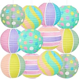 ADLKGG Pastel Paper Lanterns,...