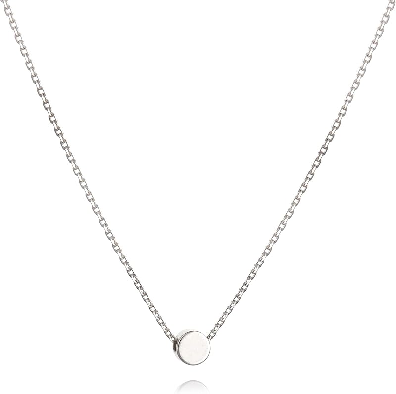 Anika Bella Silver Sliding Bead Dot Choker Necklace for Women, Waterproof