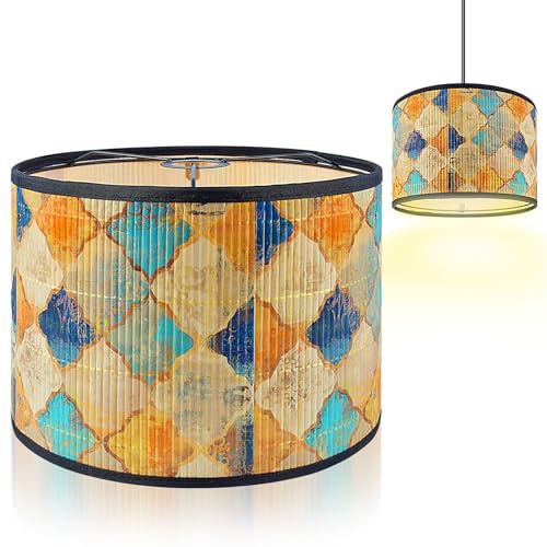 AUEJACKY Lampenschirm, E27 Lampenschirm Hängelampe, Wandleuchten...