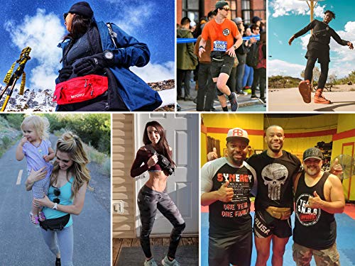 Waterfly Fanny Pack For Women Men Water Resistant Small Waist Pouch Slim Belt Bag With 4 Pockets For Running Travelling Hiking Walking Lightweight Crossbody Chest Bag Fit All Phones,11.02 X 2.1 X 4.3 Inch #TOP5