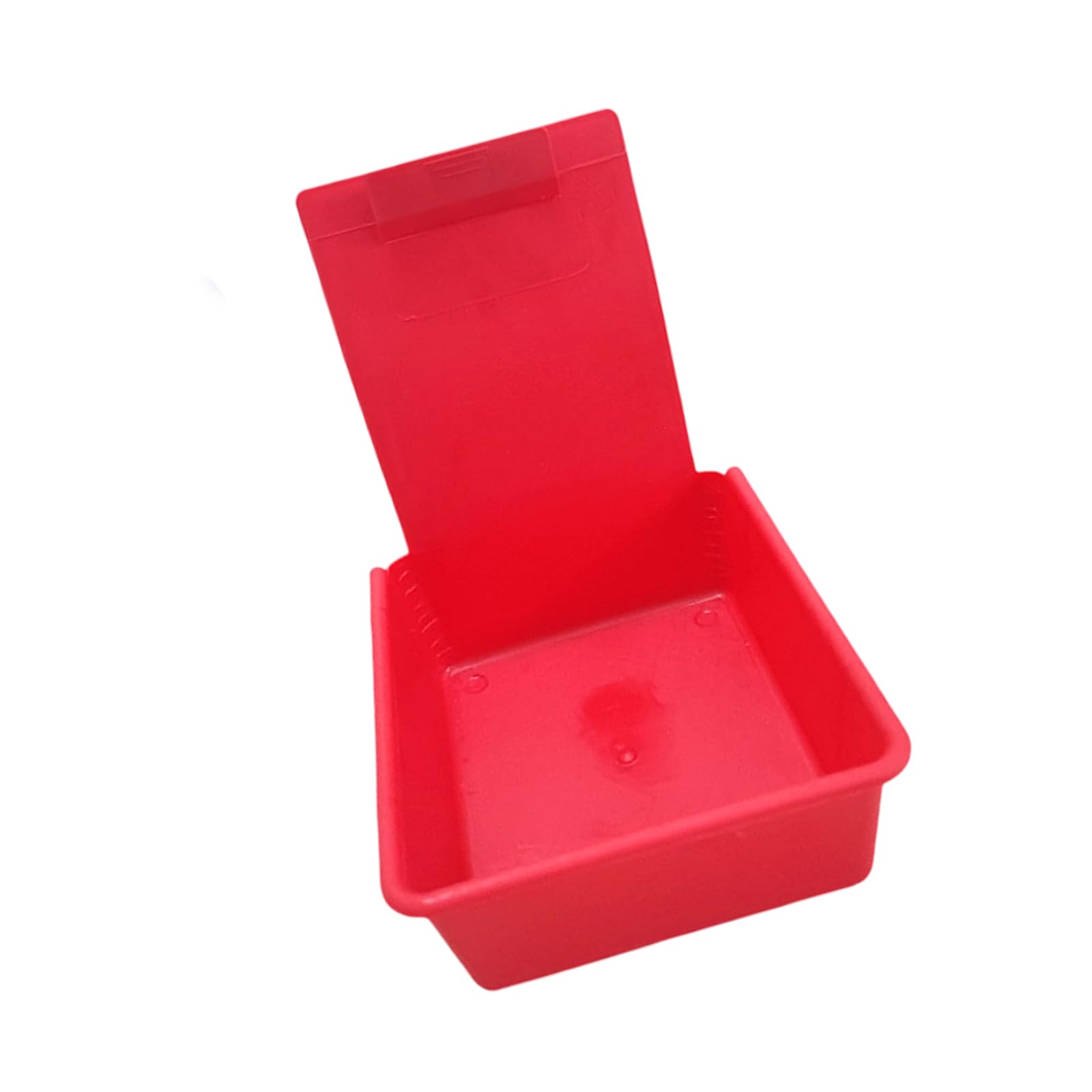 Kaeltsyn Red Dentals Working Lab Pan Dentals Transport Case With Clip Work Tray For Denture And Model Storage Lab Work Case
