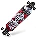 Fengyj 40 Inch Longboard Skateboard Komplettboard Drop-Through Cruiser Board Mit ABEC 11 High-Speed Kugellager Kapazit?T: 200Kg,Warrior
