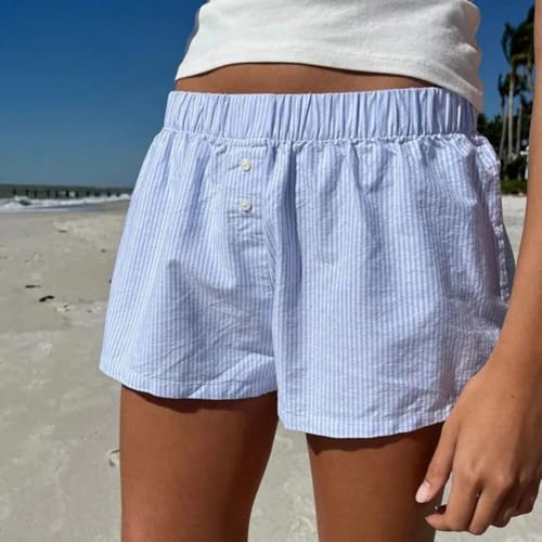 Short jogging femme ample anti-compression à boutons tendance - 2