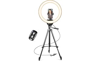 Sensyne 14 Inch Ring Light with 50 Inch Extendable Tripod Stand