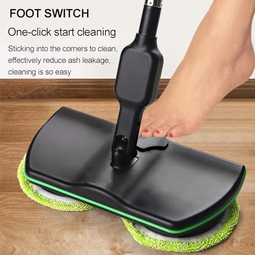 DFANCE Cordless Electric Floor Mop, Scrubber and Polisher Machine, Spinning Cleaner Vacuum, Electric Mops for Home Cleaning, Floor Buffer Polisher with Replacement Pad - Image 6