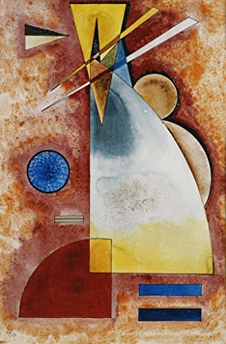 Art Tableau à Einander de Wassily Kandinsky - Impression d'art sur toile 60x90cm pour salon