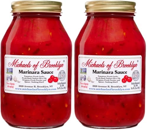 Michael's of Brooklyn Marinara Sauce, 32 oz (Pack of 2)