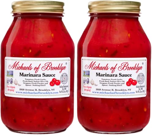 Michael's of Brooklyn Marinara Sauce, 32 oz (Pack of 2)
