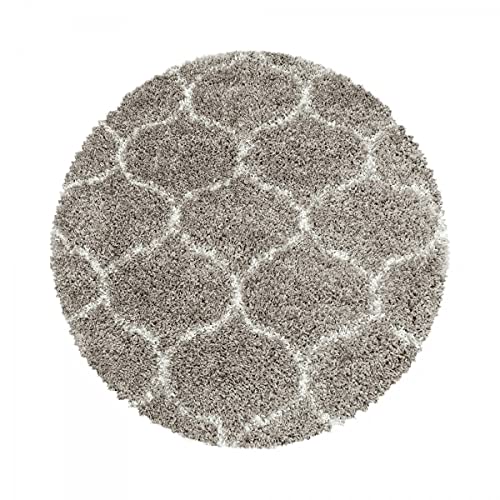 Tapis design isolant et doux pour sol froid carreaux beige - 5
