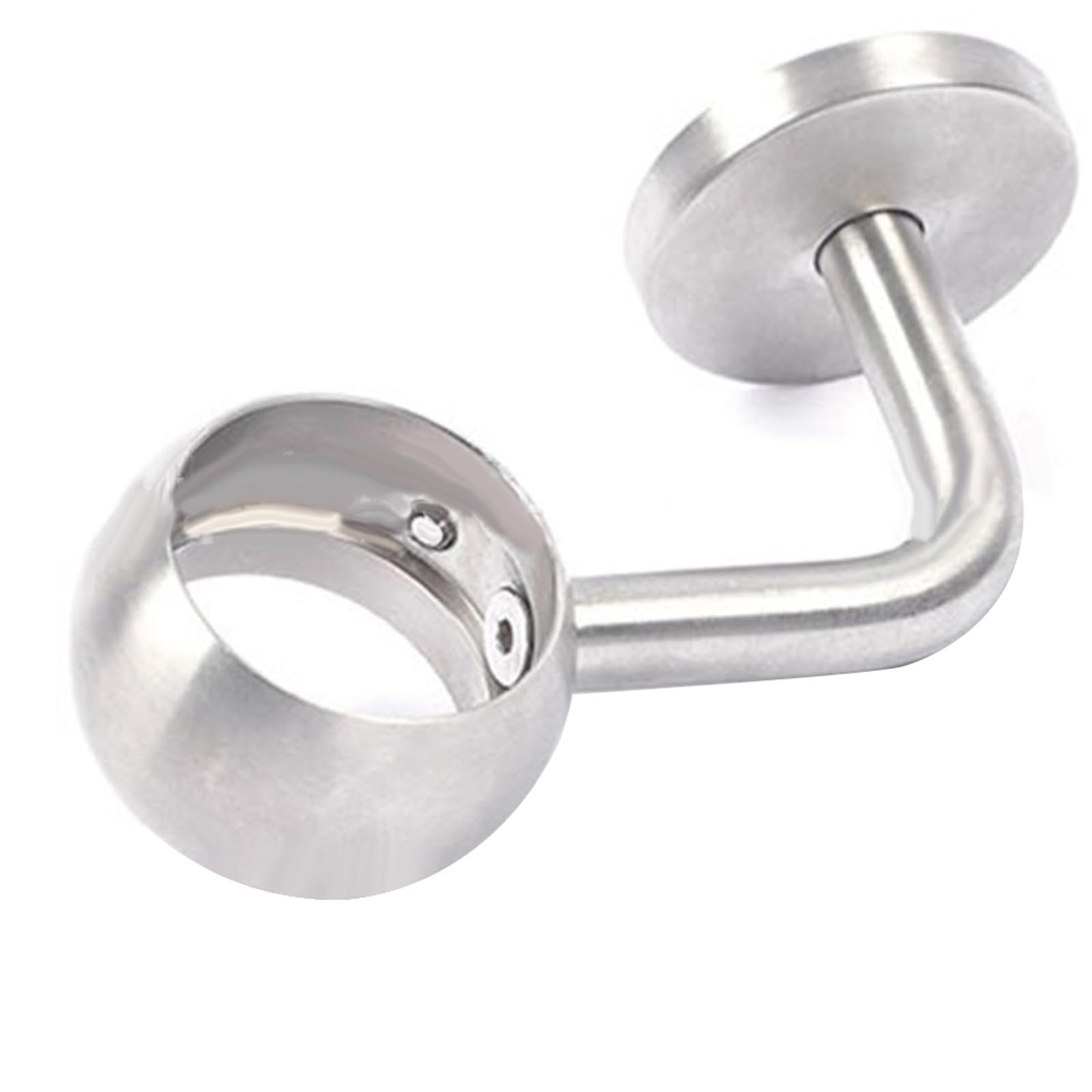 Soporte pasamanos acero inoxidable tubo redondo barandilla escalera 38mm