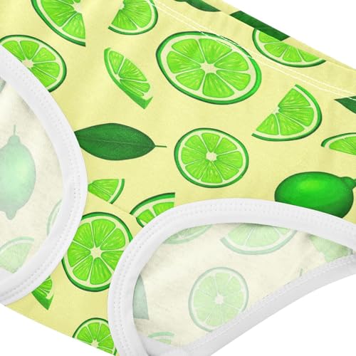 Summer Fruit Lemon Yellow Toddler Girls's Underwear 2T 23029054