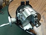 6' Horizontal & Vertical Rotary Table w. 6' 3-jaw Chuck Front Mount,#TSL6-3-slot
