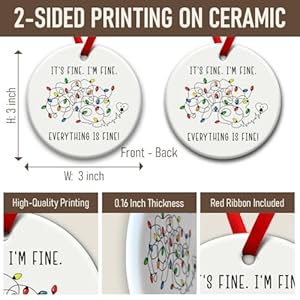 Christmas Ornaments, Funny Xmas Lights Ornament Gift, Seasonal Gifts for Holiday Birthday Decor, Decorative Hanging on Xmas Tree Christmas Ornaments Funny Xmas Lights Ornament Gift Seasonal Gifts for Holiday Birthday Decor Decorative Hanging on Xmas Tree