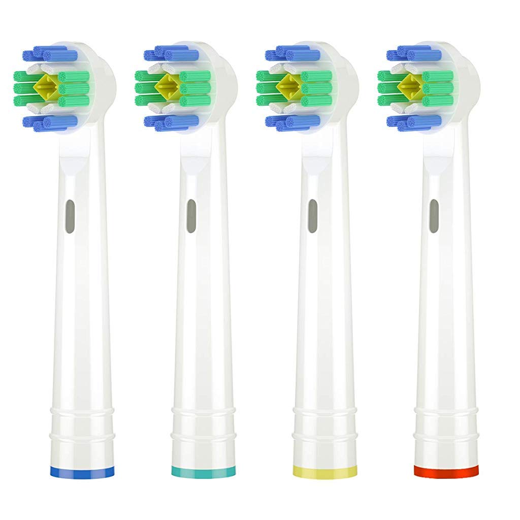 MAYCREATE Oral B Compatible Cross Action Replacement Brush Heads, Pack of 8 3