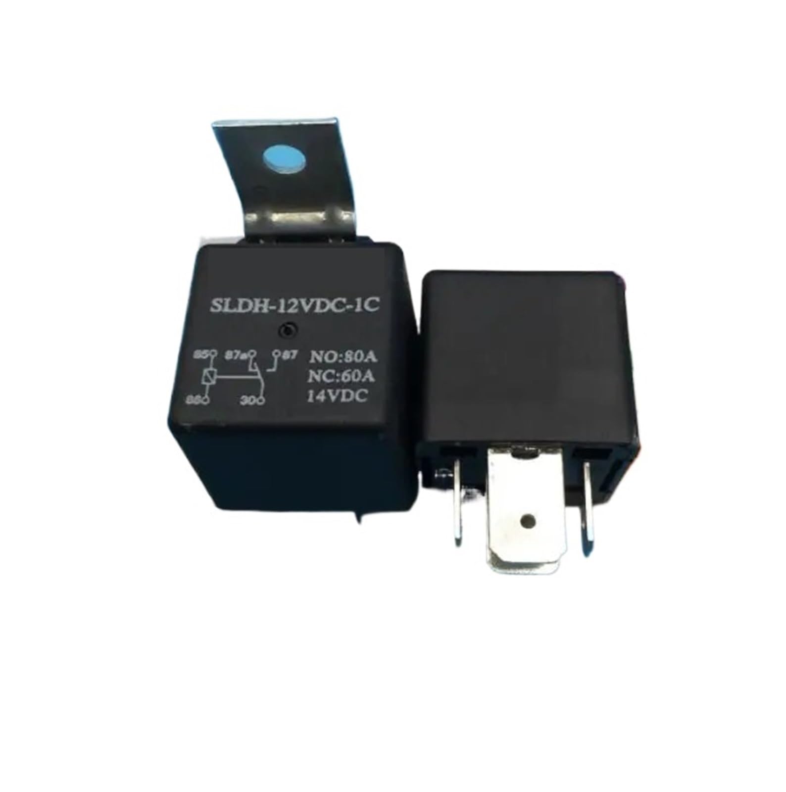 Relais 12VDC 60A SLDH-12VDC-1C à contacts inverseurs renforcés pour forte puissance