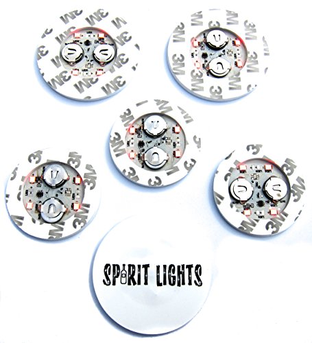 LED-BOTTLE-GLORIFIER-BAR-DISPLAY-GLOW-SPIRITS-WINE-LIGHT-UP-STICKER-VIP-6-PACK-MINI-GLOWER (Red)