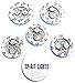 LED-BOTTLE-GLORIFIER-BAR-DISPLAY-GLOW-SPIRITS-WINE-LIGHT-UP-STICKER-VIP-6-PACK-MINI-GLOWER (Red)
