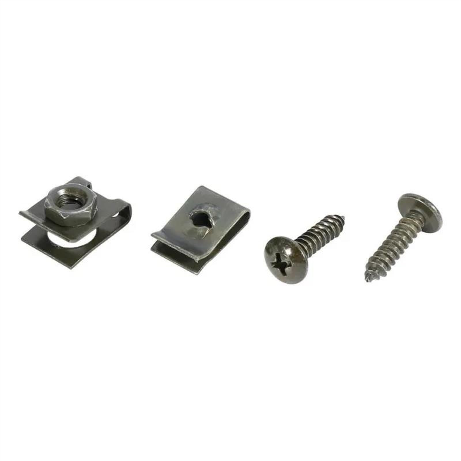 Moto Kit Carena Corpo Viti Dado Per YZF R1 R3 R6 R6S R25 FZ1 FZ6 FZ8 MT07 MT09 FZ07 FZ09 Per Tracer FZR 600 750R elementi fissaggio assortiti(Nero)