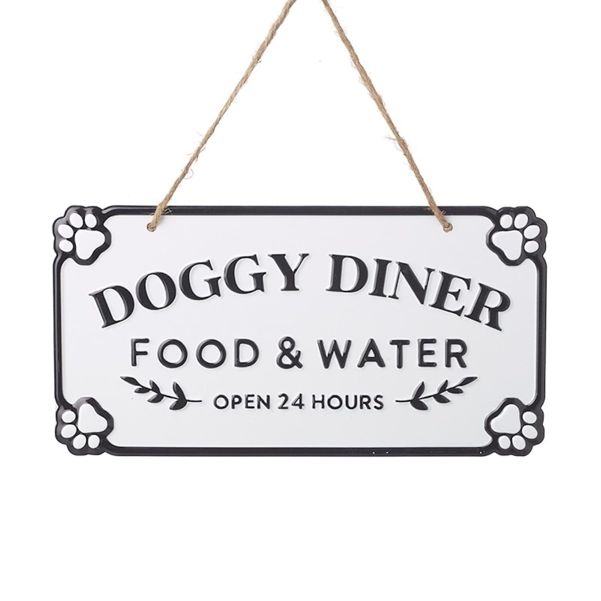 Heaven Sends Multicoloured Doggy Diner Metal Sign