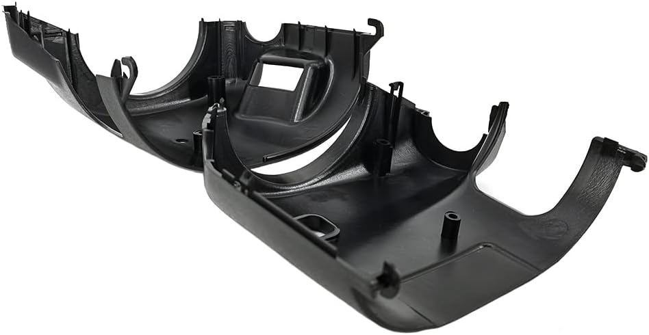 Upper & Lower Steering Column Cover Shroud + Shifter Boot fit for Chevy Tahoe Suburban Avalanche GMC Yukon Escalade Replace 26072993 26078127
