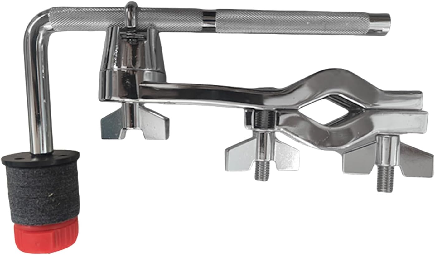 調整ドラムスタンド延長クランプシンバルホルダーアクセサリーシンバルブームクランプ取り外し可能なフェルトパッド楽器パーツ付き